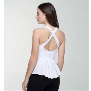 Excellent condition RARE Lululemon peplum tank